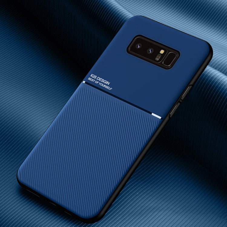 Classic Tilt Strip Grain Magnetic Shockproof PC + TPU Case, For Samsung Galaxy Note8