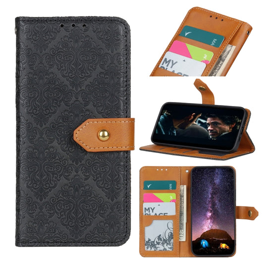 European Floral Embossed Copper Buckle Horizontal Flip PU Leather Case with Holder & Card Slots & Wallet & Photo Frame, For Samsung Galaxy A21s, For Samsung Galaxy A31, For Samsung Galaxy A41, For Samsung Galaxy A51 5G, For Samsung Galaxy A51 4G
