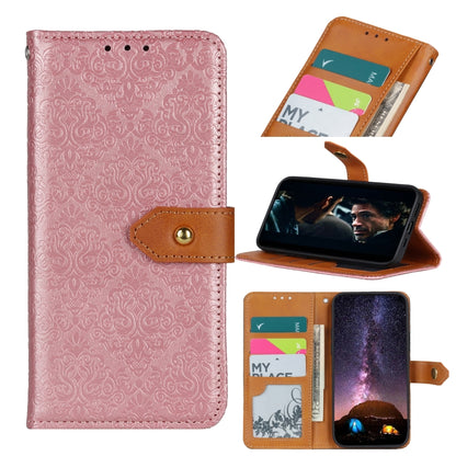 European Floral Embossed Copper Buckle Horizontal Flip PU Leather Case with Holder & Card Slots & Wallet & Photo Frame, For Samsung Galaxy A21s, For Samsung Galaxy A31, For Samsung Galaxy A41, For Samsung Galaxy A51 5G, For Samsung Galaxy A51 4G�������...
