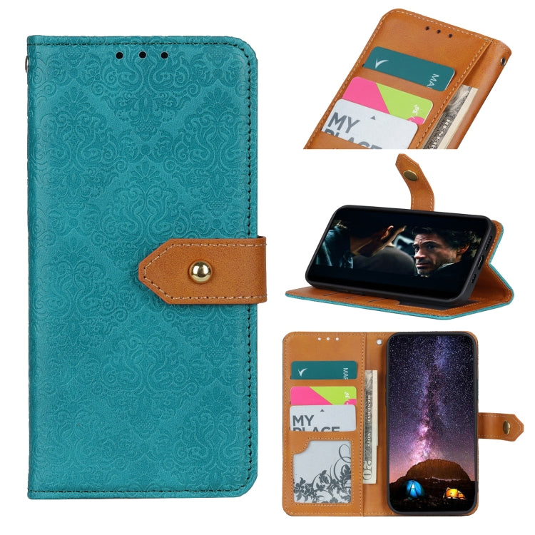 European Floral Embossed Copper Buckle Horizontal Flip PU Leather Case with Holder & Card Slots & Wallet & Photo Frame, For Samsung Galaxy A21s, For Samsung Galaxy A31, For Samsung Galaxy A41, For Samsung Galaxy A51 5G, For Samsung Galaxy A51 4G�������...