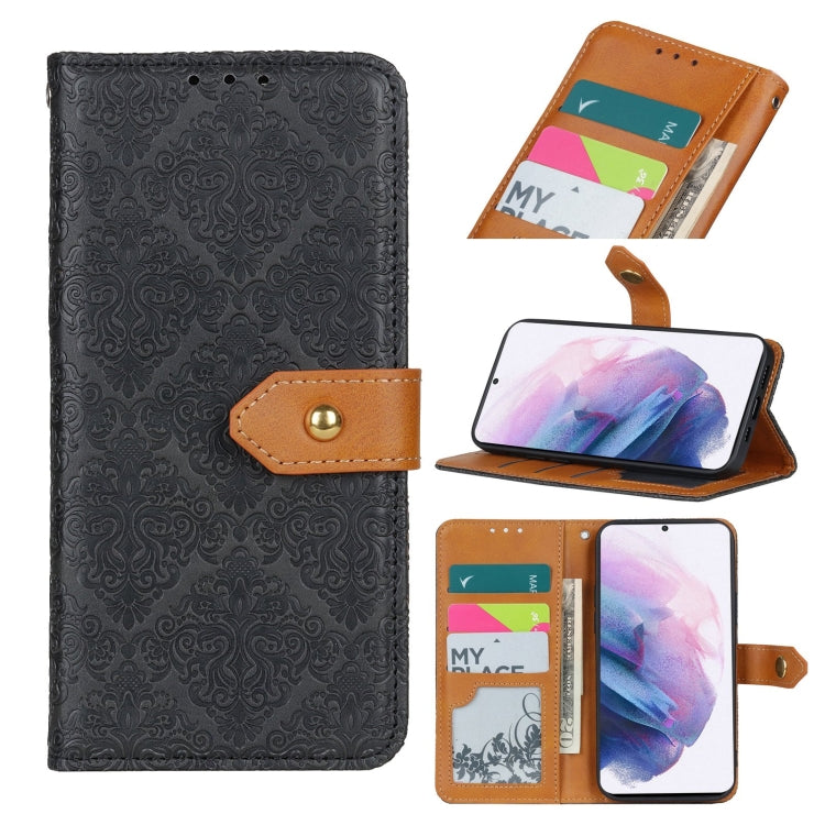 European Floral Embossed Copper Buckle Horizontal Flip PU Leather Case with Holder & Card Slots & Wallet & Photo Frame, For Samsung Galaxy A21s, For Samsung Galaxy A31, For Samsung Galaxy A41, For Samsung Galaxy A51 5G, For Samsung Galaxy A51 4G�������...