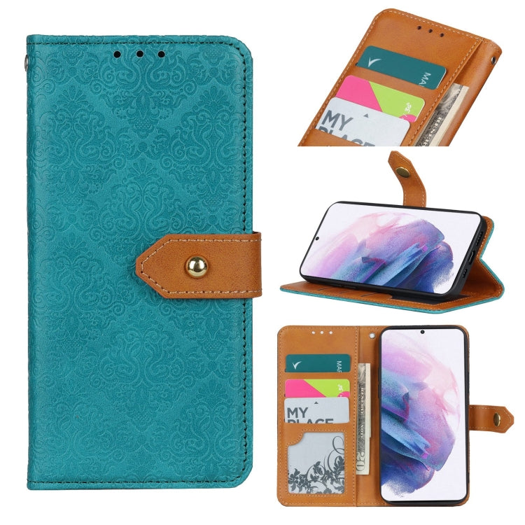 European Floral Embossed Copper Buckle Horizontal Flip PU Leather Case with Holder & Card Slots & Wallet & Photo Frame, For Samsung Galaxy A21s, For Samsung Galaxy A31, For Samsung Galaxy A41, For Samsung Galaxy A51 5G, For Samsung Galaxy A51 4G�������...