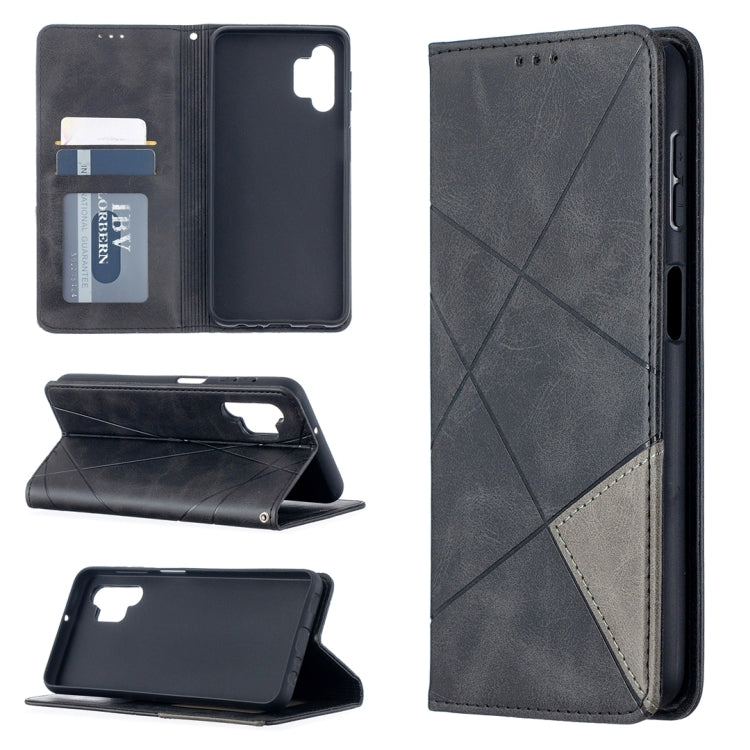 Prismatic Invisible Magnetic Horizontal Flip Leather Case with Holder & Card Slots & Photo Frame, For Samsung Galaxy A32 5G, For Samsung Galaxy A52 5G, For Samsung Galaxy A72 5G, For Xiaomi Poco M3