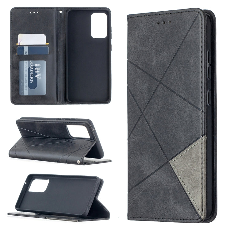 Prismatic Invisible Magnetic Horizontal Flip Leather Case with Holder & Card Slots & Photo Frame, For Samsung Galaxy A32 5G, For Samsung Galaxy A52 5G, For Samsung Galaxy A72 5G, For Xiaomi Poco M3