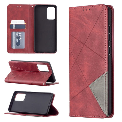 Prismatic Invisible Magnetic Horizontal Flip Leather Case with Holder & Card Slots & Photo Frame, For Samsung Galaxy A32 5G, For Samsung Galaxy A52 5G, For Samsung Galaxy A72 5G, For Xiaomi Poco M3