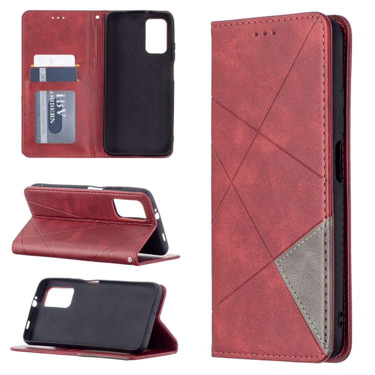 Prismatic Invisible Magnetic Horizontal Flip Leather Case with Holder & Card Slots & Photo Frame, For Samsung Galaxy A32 5G, For Samsung Galaxy A52 5G, For Samsung Galaxy A72 5G, For Xiaomi Poco M3