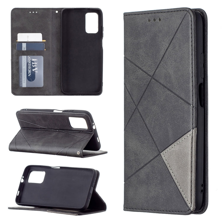 Prismatic Invisible Magnetic Horizontal Flip Leather Case with Holder & Card Slots & Photo Frame, For Samsung Galaxy A32 5G, For Samsung Galaxy A52 5G, For Samsung Galaxy A72 5G, For Xiaomi Poco M3