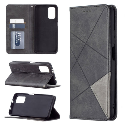 Prismatic Invisible Magnetic Horizontal Flip Leather Case with Holder & Card Slots & Photo Frame, For Samsung Galaxy A32 5G, For Samsung Galaxy A52 5G, For Samsung Galaxy A72 5G, For Xiaomi Poco M3