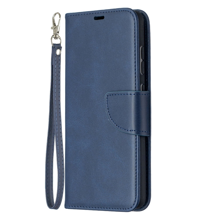 Retro Lambskin Texture Pure Color Horizontal Flip PU Leather Case with Holder & Card Slots & Wallet & Lanyard, For Samsung Galaxy A52 5G