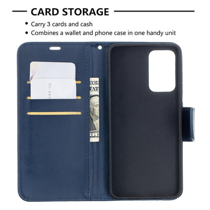 Retro Lambskin Texture Pure Color Horizontal Flip PU Leather Case with Holder & Card Slots & Wallet & Lanyard, For Samsung Galaxy A52 5G