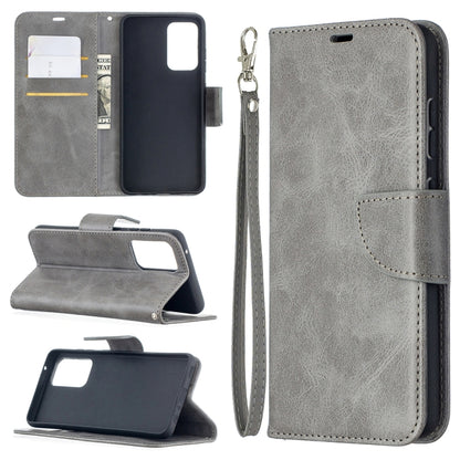 Retro Lambskin Texture Pure Color Horizontal Flip PU Leather Case with Holder & Card Slots & Wallet & Lanyard, For Samsung Galaxy A52 5G