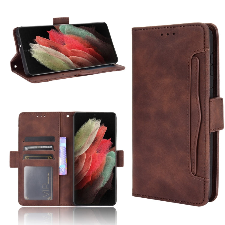 Skin Feel Calf Pattern Horizontal Flip Leather Case with Holder & Card Slots & Photo Frame, For Samsung Galaxy A02s, For Samsung Galaxy A52 5G, For Samsung Galaxy A72 5G / 4G, For Samsung Galaxy S21+ 5G, For Samsung Galaxy S21 Ultra 5G�����������������...