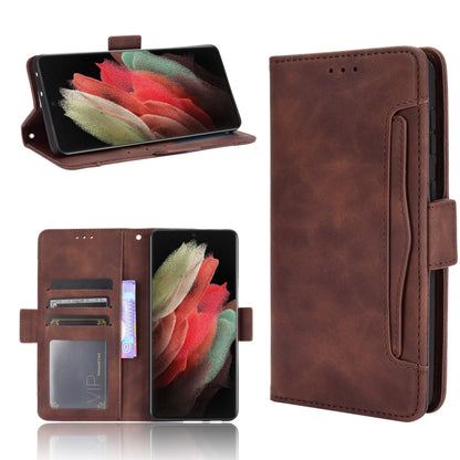 Skin Feel Calf Pattern Horizontal Flip Leather Case with Holder & Card Slots & Photo Frame, For Samsung Galaxy A02s, For Samsung Galaxy A52 5G, For Samsung Galaxy A72 5G / 4G, For Samsung Galaxy S21+ 5G, For Samsung Galaxy S21 Ultra 5G�����������������...