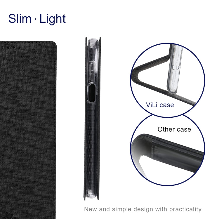 ViLi DMX Series Shockproof TPU + PU Leather Magnetic Attraction Horizontal Flip Case with Card Slot & Holder, For Asus Zenfone 7 ZS670KS, For Asus ROG Phone 3 ZS661KS, For Motorola Moto G 5G Plus, For OPPO Reno4 Pro 5G