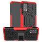 Tire Texture Shockproof TPU+PC Protective Case with Holder