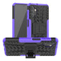 Tire Texture Shockproof TPU+PC Protective Case with Holder