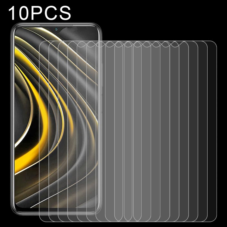 For Xiaomi Redmi 10A / 9A / 9A Sport / 9C / 9C NFC / Poco C31 / 9 Acitve 10 PCS 0.26mm 9H 2.5D Tempered Glass Film