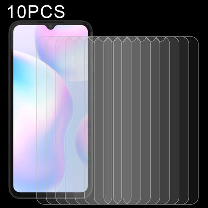For Xiaomi Redmi 10A / 9A / 9A Sport / 9C / 9C NFC / Poco C31 / 9 Acitve 10 PCS 0.26mm 9H 2.5D Tempered Glass Film