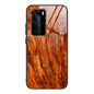 Wood Grain Glass Protective Case, For Huawei P40, For Huawei P40 Pro