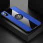 XINLI Stitching Cloth Textue Shockproof TPU Protective Case with Ring Holder, For iPhone 8 / 7, For iPhone 8 Plus / 7 Plus, For iPhone X / XS, For iPhone XR, For iPhone XS Max, For iPhone 6 / 6s, For iPhone 6 Plus / 6s Plus