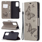 Embossing Two Butterflies Pattern Horizontal Flip PU Leather Case with Holder & Card Slot & Wallet & Lanyard, For Samsung Galaxy A32 5G, For Samsung Galaxy A52 5G / 4G, For Samsung Galaxy A72 5G / 4G, For Xiaomi Poco M3, For Samsung Galaxy A72 5G / 4G 5G