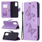 Embossing Two Butterflies Pattern Horizontal Flip PU Leather Case with Holder & Card Slot & Wallet & Lanyard, For Samsung Galaxy A32 5G, For Samsung Galaxy A52 5G / 4G, For Samsung Galaxy A72 5G / 4G, For Xiaomi Poco M3, For Samsung Galaxy A72 5G / 4G 5G