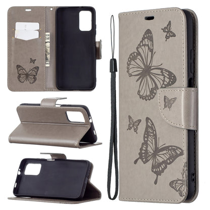 Embossing Two Butterflies Pattern Horizontal Flip PU Leather Case with Holder & Card Slot & Wallet & Lanyard, For Samsung Galaxy A32 5G, For Samsung Galaxy A52 5G / 4G, For Samsung Galaxy A72 5G / 4G, For Xiaomi Poco M3, For Samsung Galaxy A72 5G / 4G 5G