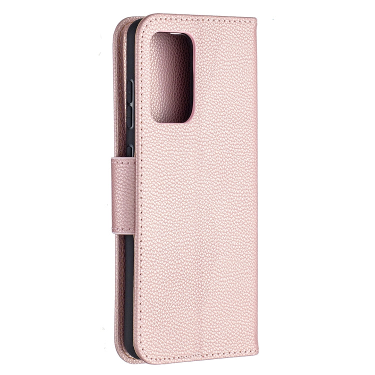 Litchi Texture Pure Color Horizontal Flip PU Leather Case with Holder & Card Slots & Wallet & Lanyard, For Samsung Galaxy A52 5G / 4G, For Samsung Galaxy A52 5G / 4GG