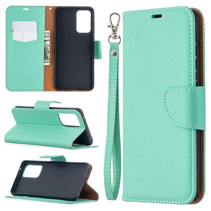 Litchi Texture Pure Color Horizontal Flip PU Leather Case with Holder & Card Slots & Wallet & Lanyard, For Samsung Galaxy A52 5G / 4G, For Samsung Galaxy A52 5G / 4GG