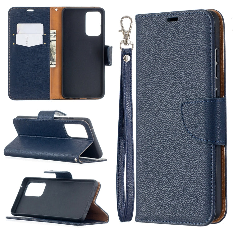Litchi Texture Pure Color Horizontal Flip PU Leather Case with Holder & Card Slots & Wallet & Lanyard, For Samsung Galaxy A52 5G / 4G, For Samsung Galaxy A52 5G / 4GG