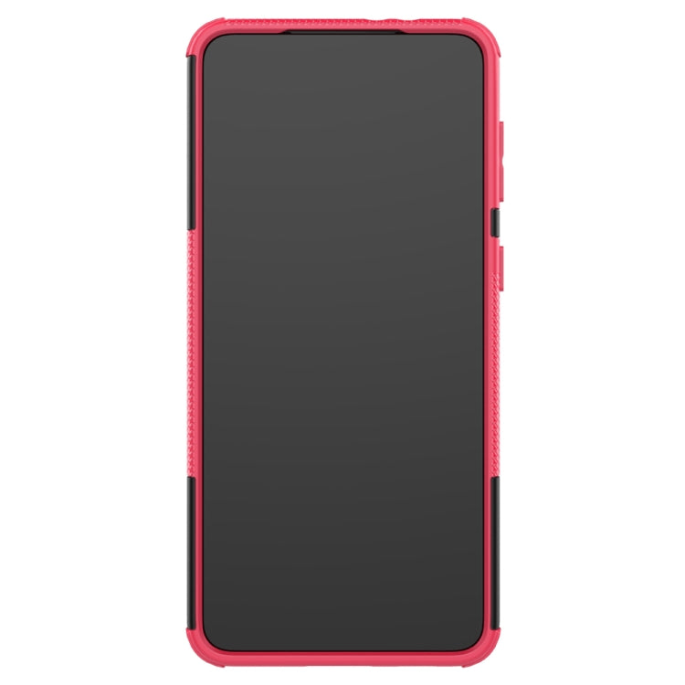 Tire Texture Shockproof TPU+PC Protective Case with Holder, For Samsung Galaxy S21+ 5G, For Xiaomi Poco M3 /Redmi Note 9 4G