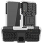 Tire Texture Shockproof TPU+PC Protective Case with Holder, For Samsung Galaxy S21+ 5G, For Xiaomi Poco M3 /Redmi Note 9 4G