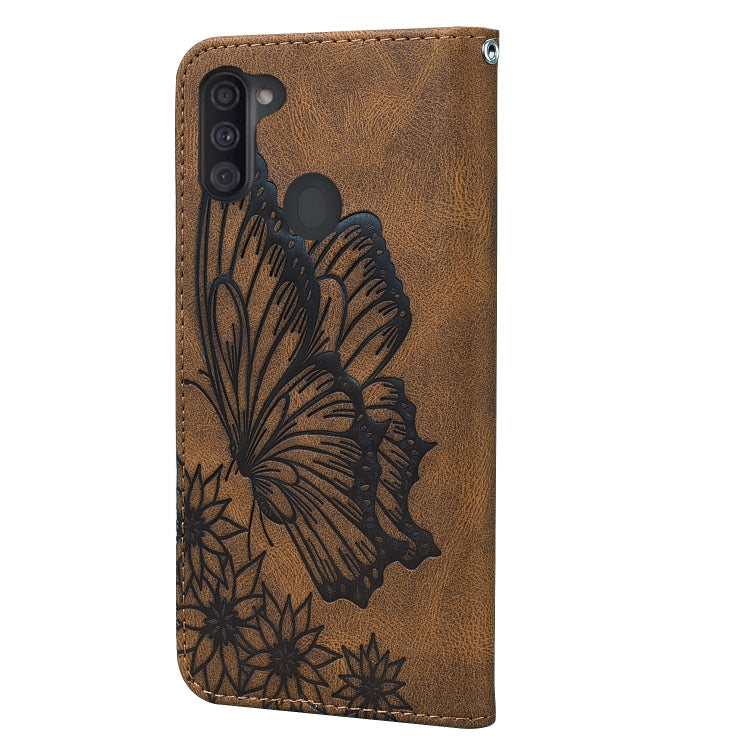 Retro Skin Feel Butterflies Embossing Horizontal Flip Leather Case with Holder & Card Slots & Wallet, For Samsung Galaxy A11, For Samsung Galaxy A12 5G, For Samsung Galaxy A21, For Samsung Galaxy A21s, For Samsung Galaxy A42 5G, For Samsung Galaxy A51�...