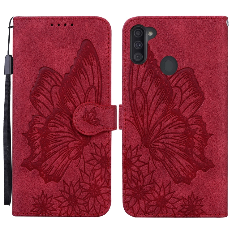 Retro Skin Feel Butterflies Embossing Horizontal Flip Leather Case with Holder & Card Slots & Wallet, For Samsung Galaxy A11, For Samsung Galaxy A12 5G, For Samsung Galaxy A21, For Samsung Galaxy A21s, For Samsung Galaxy A42 5G, For Samsung Galaxy A51�...