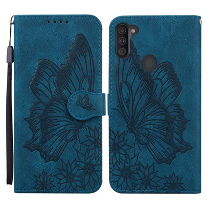 Retro Skin Feel Butterflies Embossing Horizontal Flip Leather Case with Holder & Card Slots & Wallet, For Samsung Galaxy A11, For Samsung Galaxy A12 5G, For Samsung Galaxy A21, For Samsung Galaxy A21s, For Samsung Galaxy A42 5G, For Samsung Galaxy A51�...