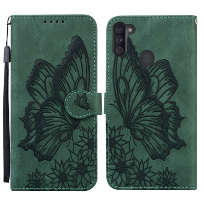 Retro Skin Feel Butterflies Embossing Horizontal Flip Leather Case with Holder & Card Slots & Wallet, For Samsung Galaxy A11, For Samsung Galaxy A12 5G, For Samsung Galaxy A21, For Samsung Galaxy A21s, For Samsung Galaxy A42 5G, For Samsung Galaxy A51�...