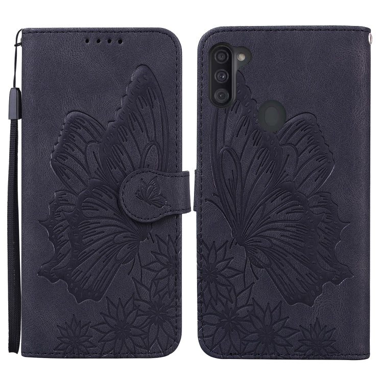 Retro Skin Feel Butterflies Embossing Horizontal Flip Leather Case with Holder & Card Slots & Wallet, For Samsung Galaxy A11, For Samsung Galaxy A12 5G, For Samsung Galaxy A21, For Samsung Galaxy A21s, For Samsung Galaxy A42 5G, For Samsung Galaxy A51�...