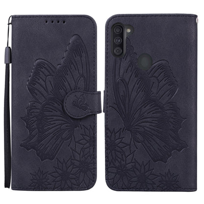 Retro Skin Feel Butterflies Embossing Horizontal Flip Leather Case with Holder & Card Slots & Wallet, For Samsung Galaxy A11, For Samsung Galaxy A12 5G, For Samsung Galaxy A21, For Samsung Galaxy A21s, For Samsung Galaxy A42 5G, For Samsung Galaxy A51�...