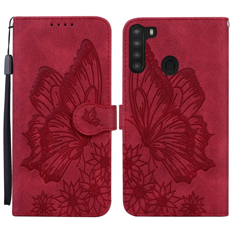 Retro Skin Feel Butterflies Embossing Horizontal Flip Leather Case with Holder & Card Slots & Wallet, For Samsung Galaxy A11, For Samsung Galaxy A12 5G, For Samsung Galaxy A21, For Samsung Galaxy A21s, For Samsung Galaxy A42 5G, For Samsung Galaxy A51�...