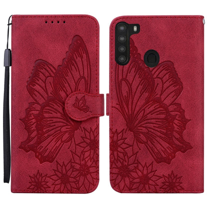 Retro Skin Feel Butterflies Embossing Horizontal Flip Leather Case with Holder & Card Slots & Wallet, For Samsung Galaxy A11, For Samsung Galaxy A12 5G, For Samsung Galaxy A21, For Samsung Galaxy A21s, For Samsung Galaxy A42 5G, For Samsung Galaxy A51�...