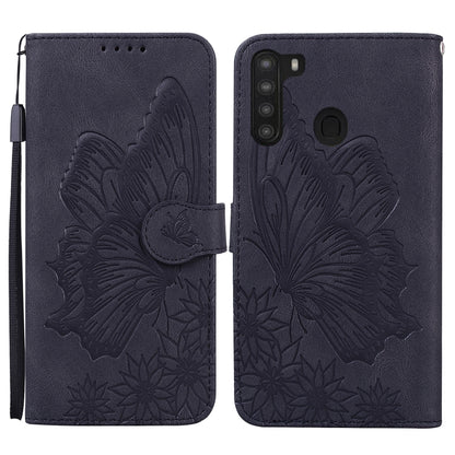 Retro Skin Feel Butterflies Embossing Horizontal Flip Leather Case with Holder & Card Slots & Wallet, For Samsung Galaxy A11, For Samsung Galaxy A12 5G, For Samsung Galaxy A21, For Samsung Galaxy A21s, For Samsung Galaxy A42 5G, For Samsung Galaxy A51�...