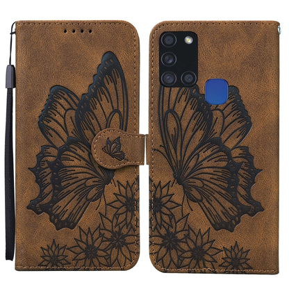 Retro Skin Feel Butterflies Embossing Horizontal Flip Leather Case with Holder & Card Slots & Wallet, For Samsung Galaxy A11, For Samsung Galaxy A12 5G, For Samsung Galaxy A21, For Samsung Galaxy A21s, For Samsung Galaxy A42 5G, For Samsung Galaxy A51�...