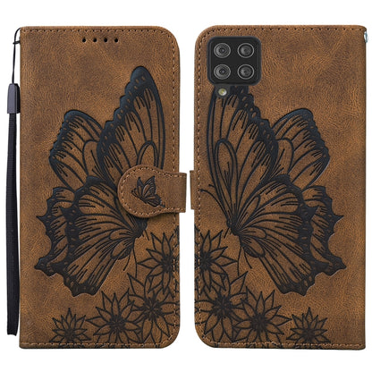 Retro Skin Feel Butterflies Embossing Horizontal Flip Leather Case with Holder & Card Slots & Wallet, For Samsung Galaxy A11, For Samsung Galaxy A12 5G, For Samsung Galaxy A21, For Samsung Galaxy A21s, For Samsung Galaxy A42 5G, For Samsung Galaxy A51�...