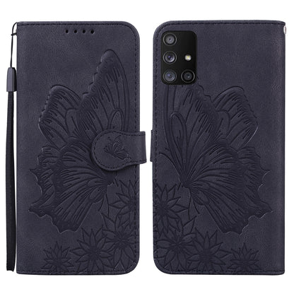 Retro Skin Feel Butterflies Embossing Horizontal Flip Leather Case with Holder & Card Slots & Wallet, For Samsung Galaxy A11, For Samsung Galaxy A12 5G, For Samsung Galaxy A21, For Samsung Galaxy A21s, For Samsung Galaxy A42 5G, For Samsung Galaxy A51�...
