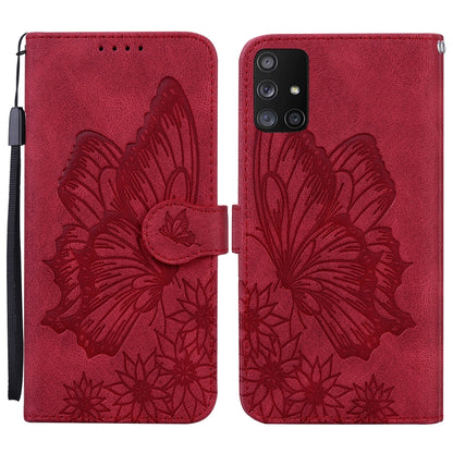 Retro Skin Feel Butterflies Embossing Horizontal Flip Leather Case with Holder & Card Slots & Wallet, For Samsung Galaxy A11, For Samsung Galaxy A12 5G, For Samsung Galaxy A21, For Samsung Galaxy A21s, For Samsung Galaxy A42 5G, For Samsung Galaxy A51�...