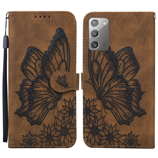 Retro Skin Feel Butterflies Embossing Horizontal Flip Leather Case with Holder & Card Slots & Wallet, For Samsung Galaxy Note20 5G, For Samsung Galaxy S20, For Samsung Galaxy S20 FE, For Samsung Galaxy S20+, For Samsung Galaxy S20 Ultra����������������...