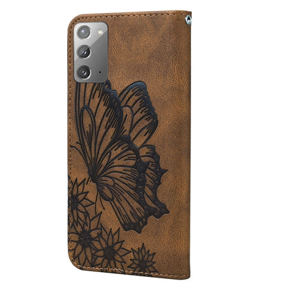 Retro Skin Feel Butterflies Embossing Horizontal Flip Leather Case with Holder & Card Slots & Wallet, For Samsung Galaxy Note20 5G, For Samsung Galaxy S20, For Samsung Galaxy S20 FE, For Samsung Galaxy S20+, For Samsung Galaxy S20 Ultra����������������...