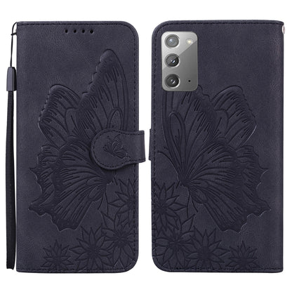 Retro Skin Feel Butterflies Embossing Horizontal Flip Leather Case with Holder & Card Slots & Wallet, For Samsung Galaxy Note20 5G, For Samsung Galaxy S20, For Samsung Galaxy S20 FE, For Samsung Galaxy S20+, For Samsung Galaxy S20 Ultra����������������...