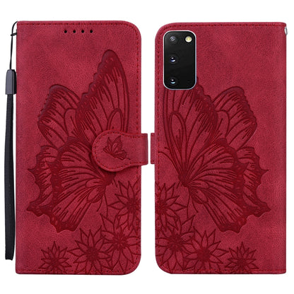 Retro Skin Feel Butterflies Embossing Horizontal Flip Leather Case with Holder & Card Slots & Wallet, For Samsung Galaxy Note20 5G, For Samsung Galaxy S20, For Samsung Galaxy S20 FE, For Samsung Galaxy S20+, For Samsung Galaxy S20 Ultra����������������...