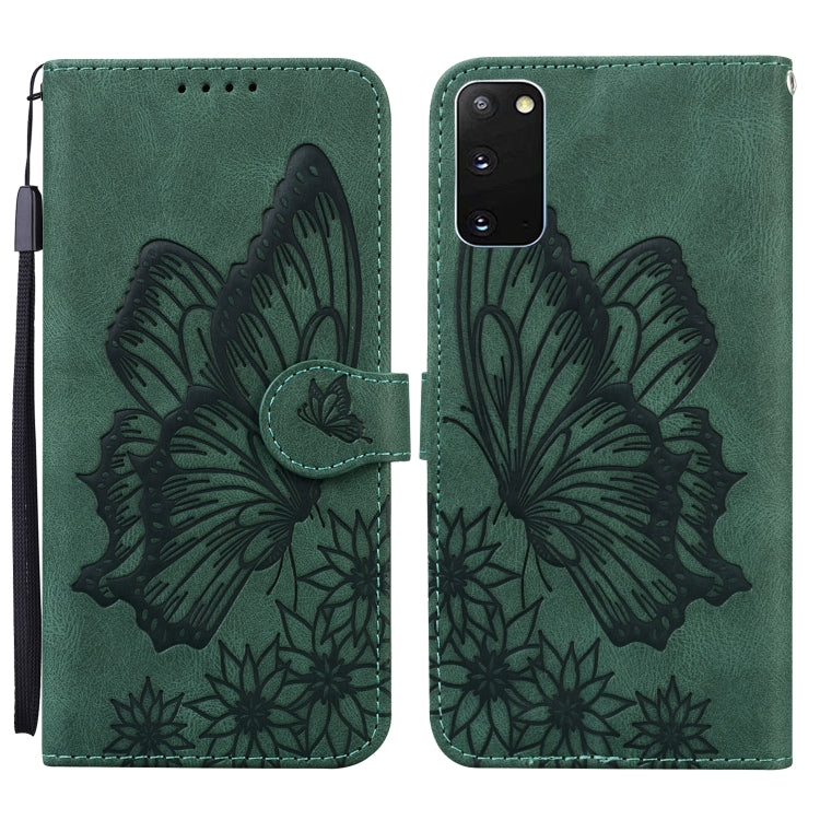 Retro Skin Feel Butterflies Embossing Horizontal Flip Leather Case with Holder & Card Slots & Wallet, For Samsung Galaxy Note20 5G, For Samsung Galaxy S20, For Samsung Galaxy S20 FE, For Samsung Galaxy S20+, For Samsung Galaxy S20 Ultra����������������...